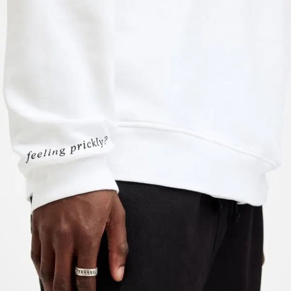 ALLSAINTS Caliwater Relaxed Fit Sweatshirt XS MSRP $169 - Picture 10 of 14